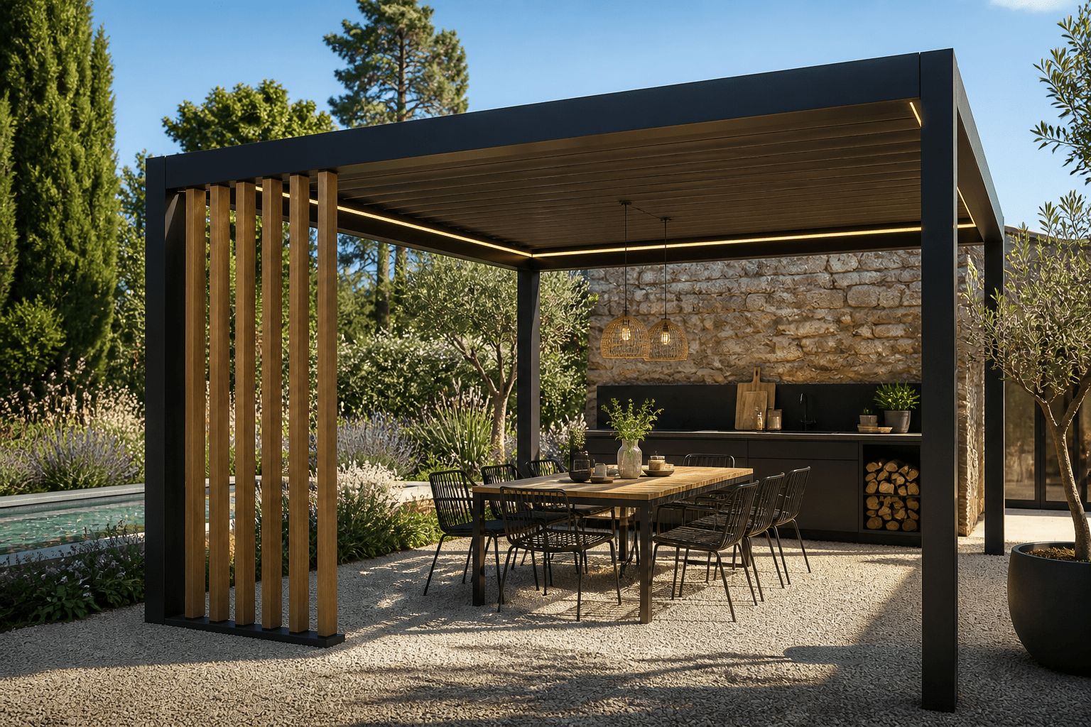 Bioklimatska pergola Iron Concept Crna Gora